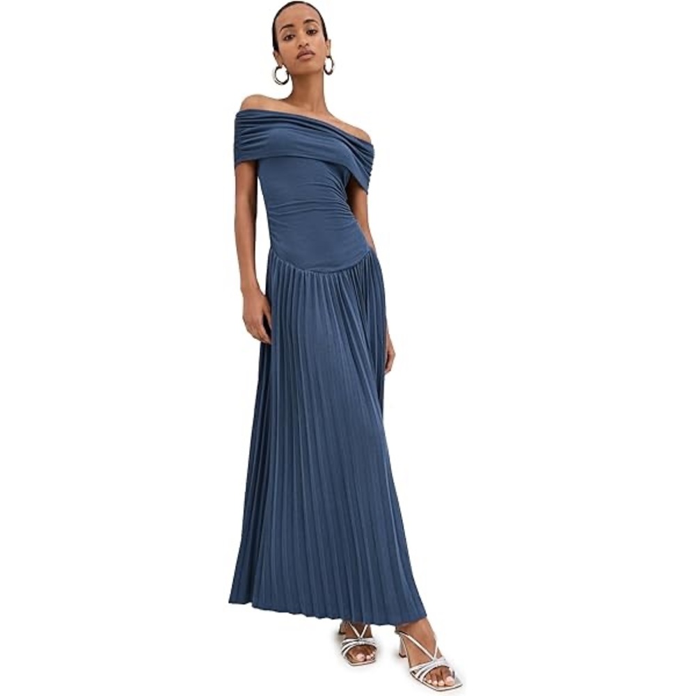 Lioness Field of Dreams Maxi Dress in navy